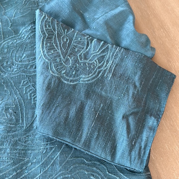 Silk Dinner Jacket by Anu Size XL - Picture 4 of 6